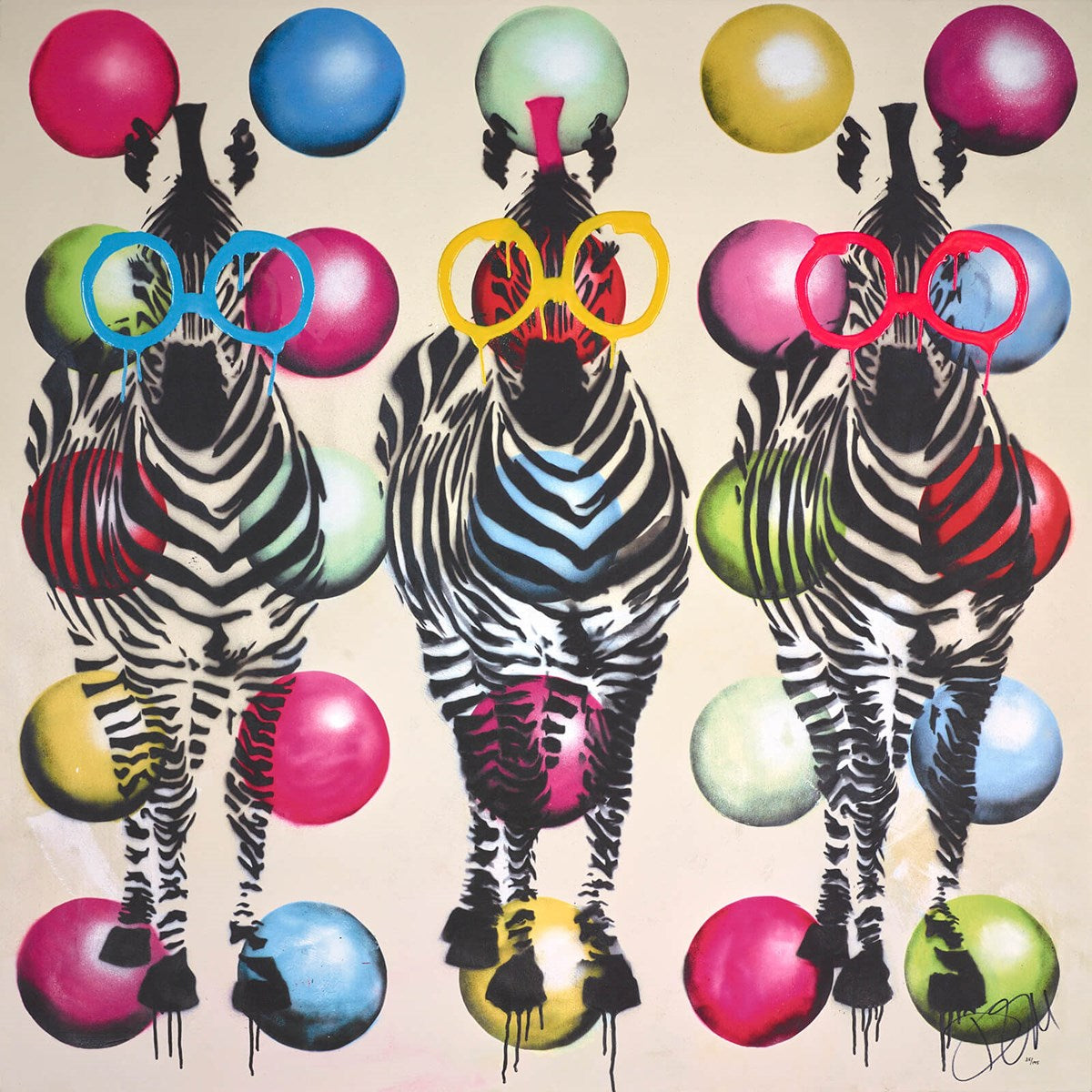 Having a Ball limited edition print by Dom Pattinson