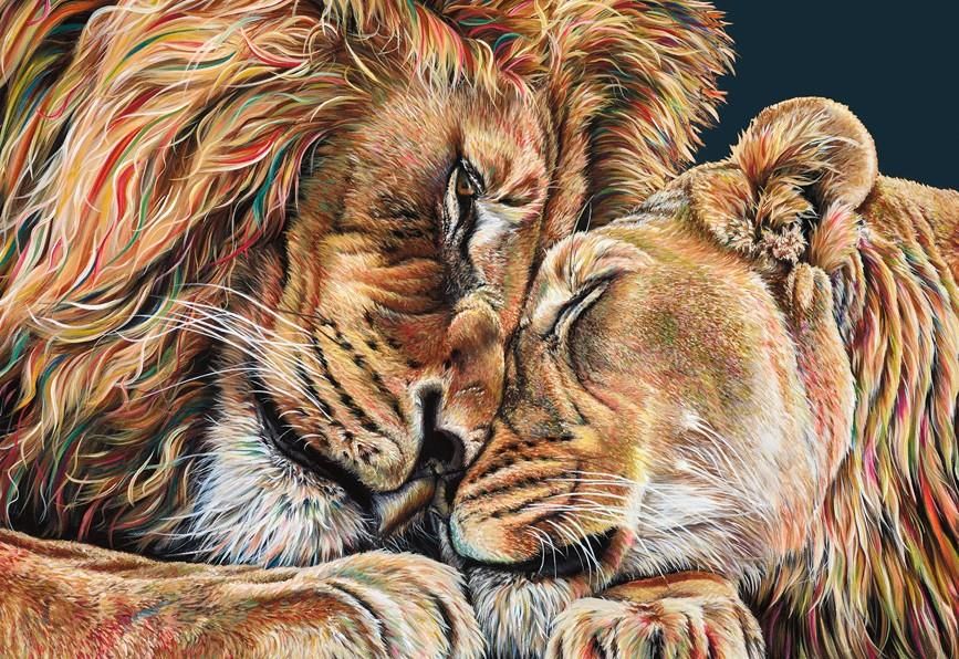 Head Over Heels limited edition print by Hayley Goodhead