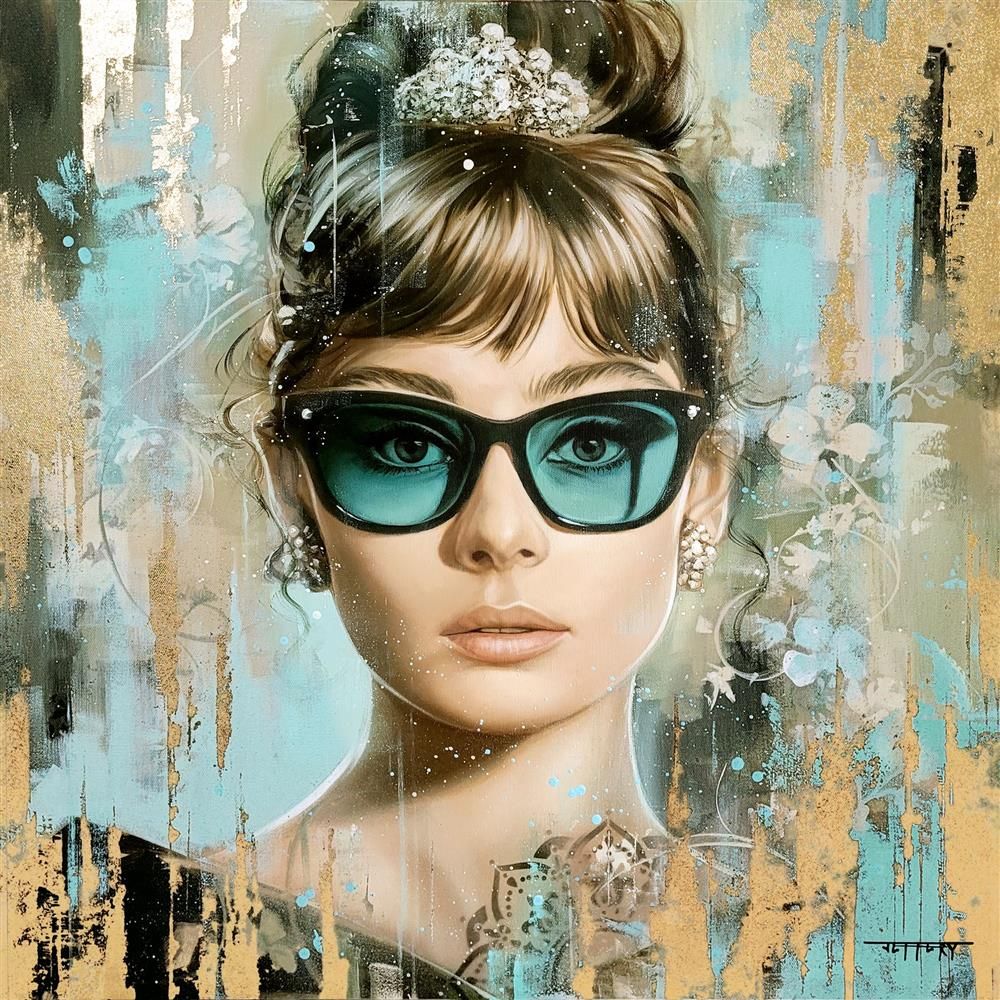 Hepburn Blue limited edition canvas print by Ben Jeffery