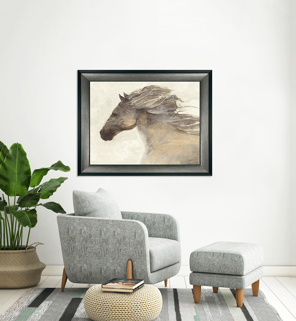 Into the Wind framed print by Albena Hristova