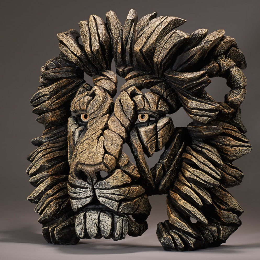 Lion Bust Savannah from Edge Sculpture by Matt Buckley