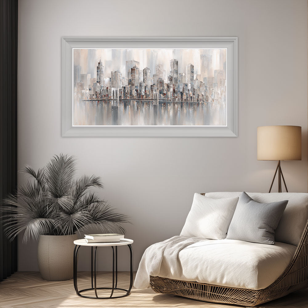 New York Skyline framed print by Isabella Karolewicz