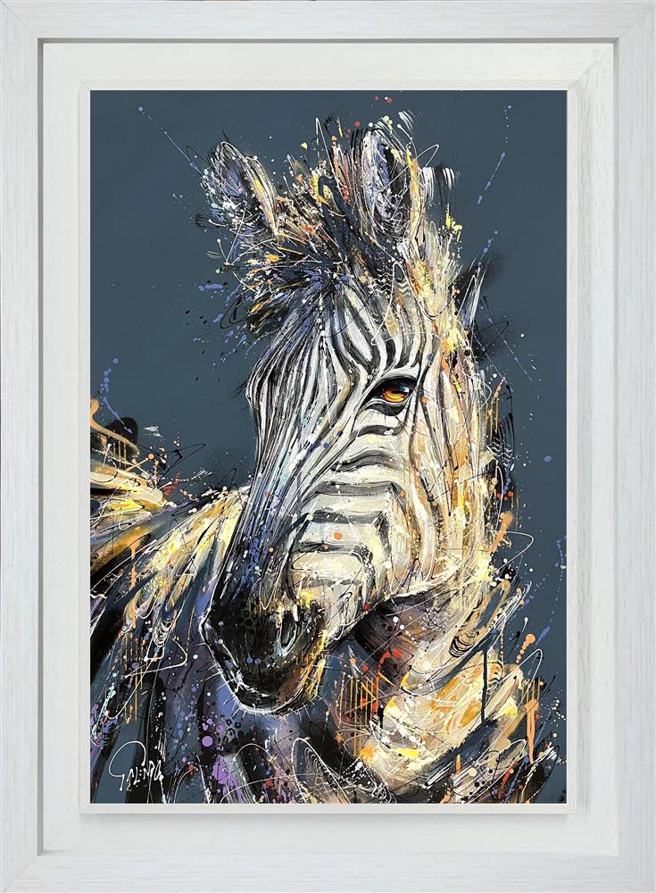 Pearl hand embellished limited edition print by Joe Galindo