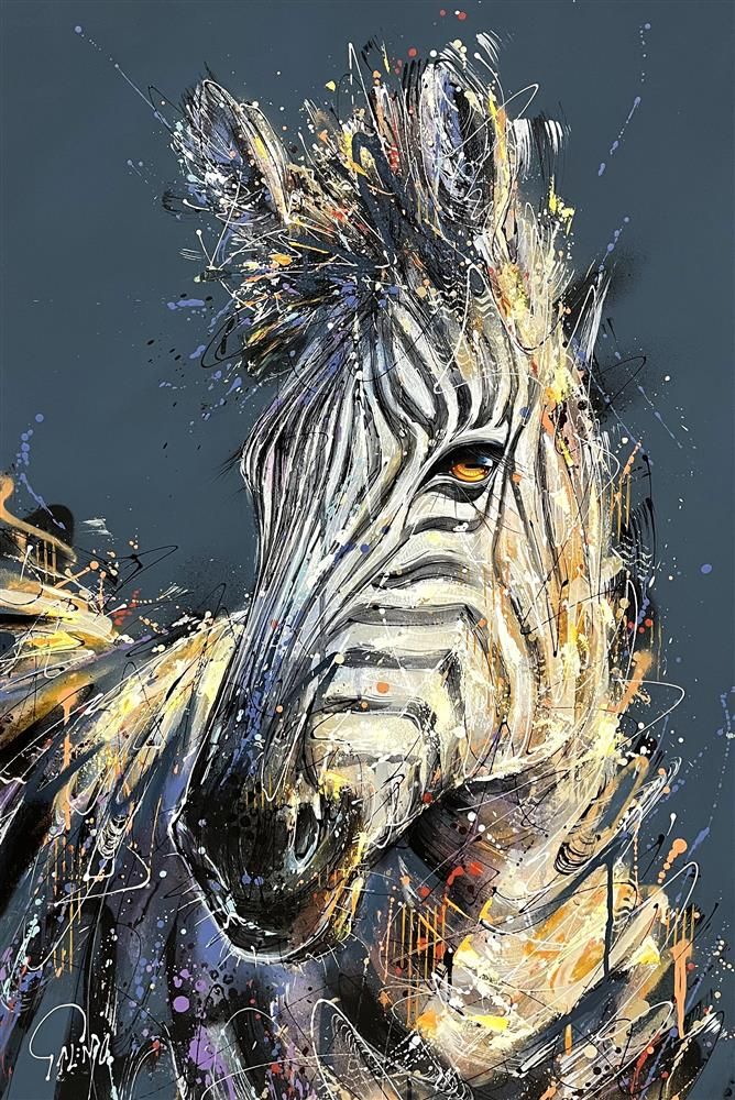 Pearl hand embellished limited edition print by Joe Galindo