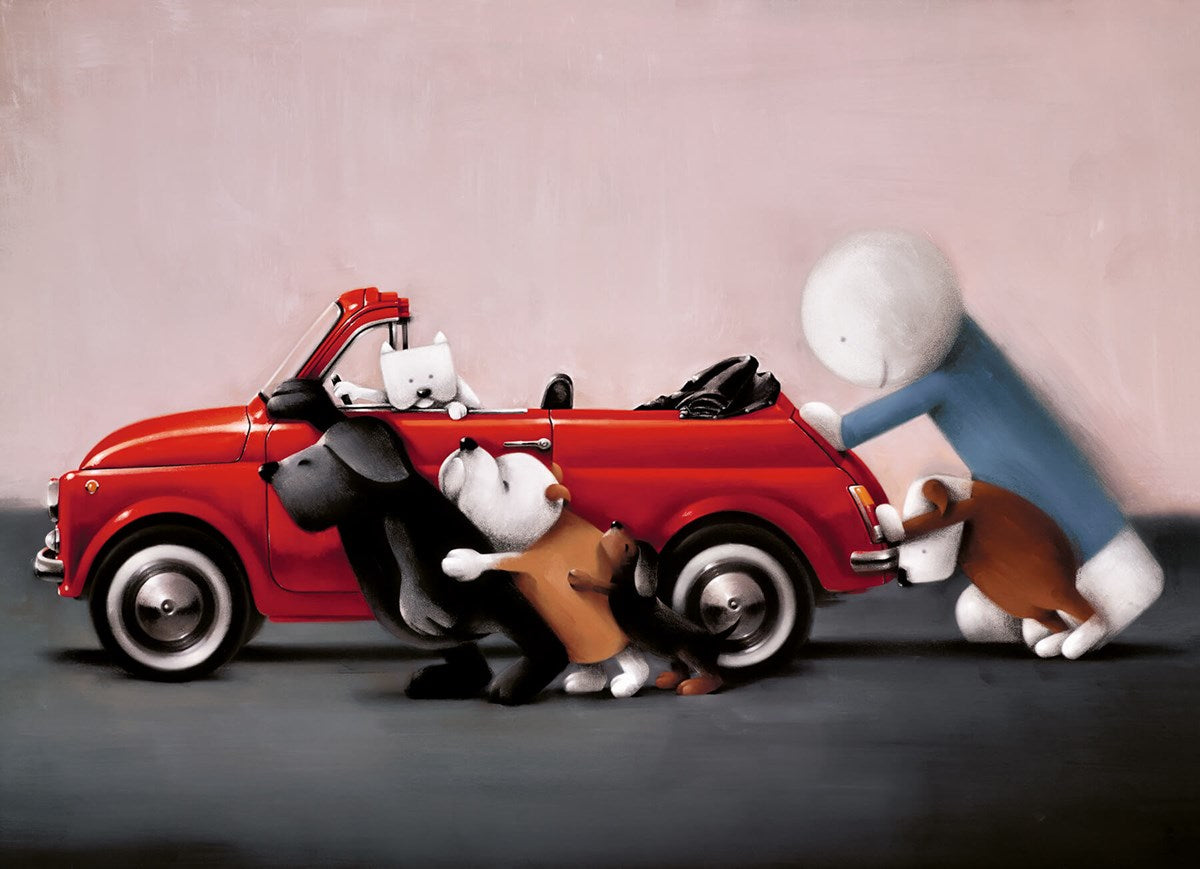 Teamwork limited edition framed print by Doug Hyde