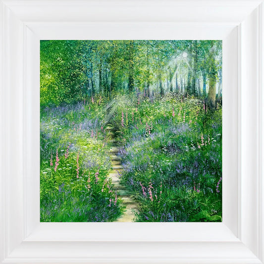 The Woodland Garden limited edition framed print by Heather Howe