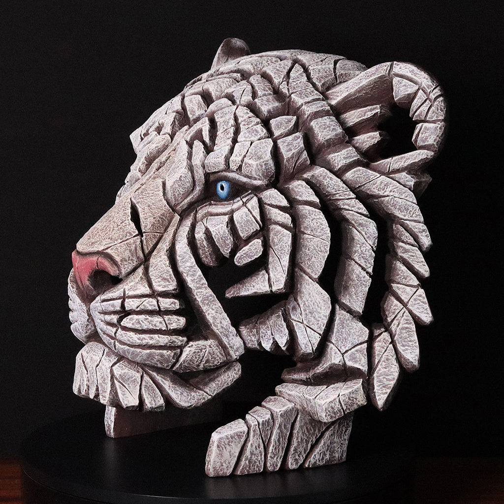Tiger Bust White