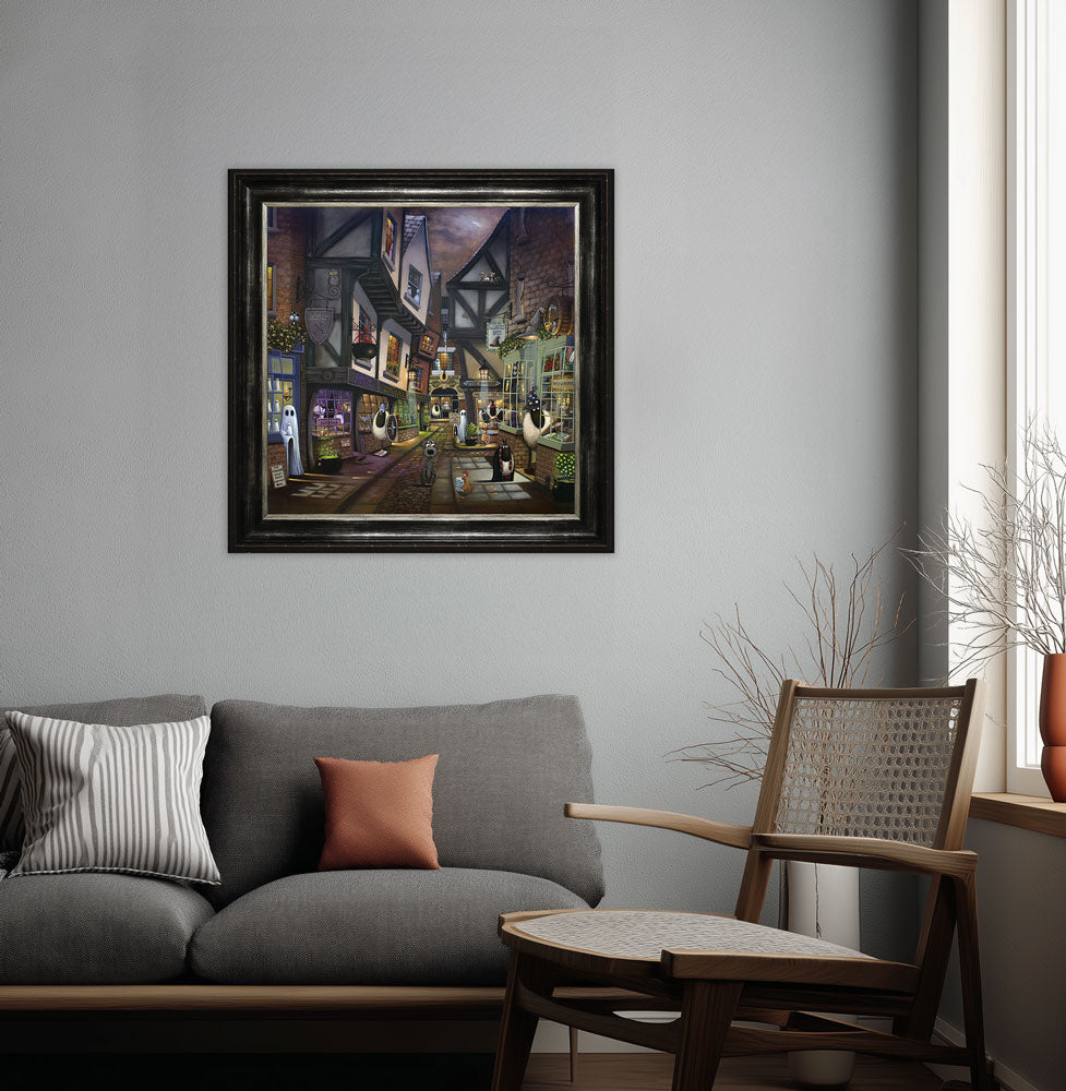 What a Shambles framed print by Simon Clarke