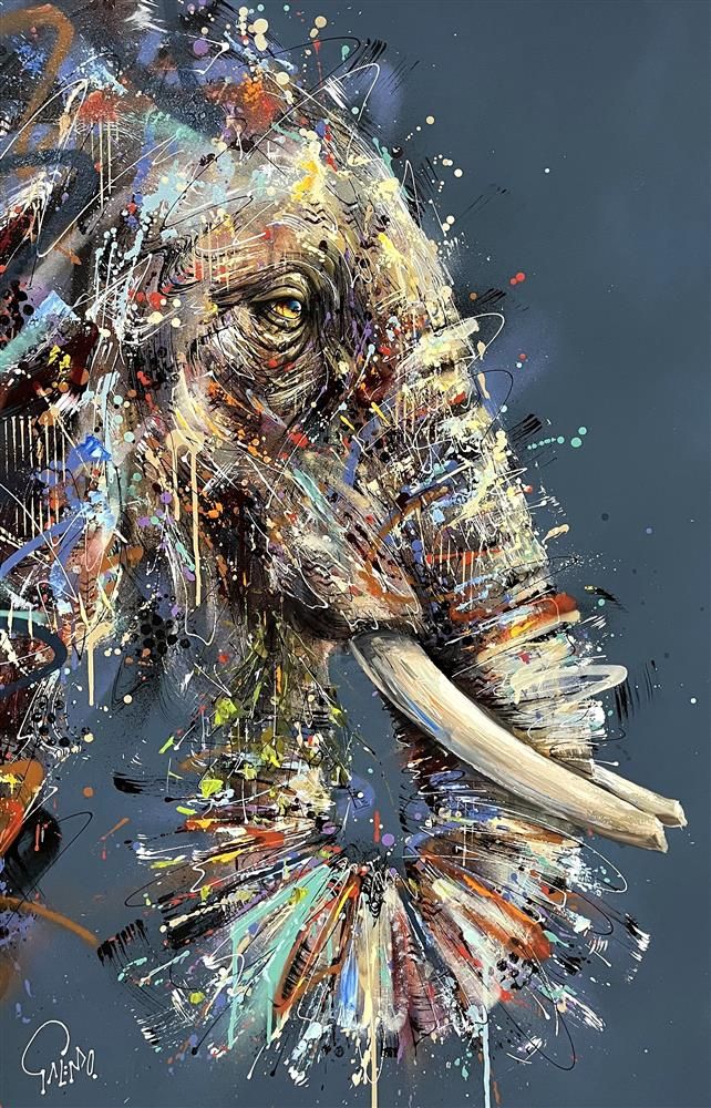 Willow hand embellished limited edition print by Joe Galindo