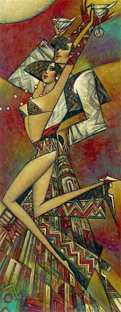 Uptown Martini Small limited edition print by Andrei Protsouk