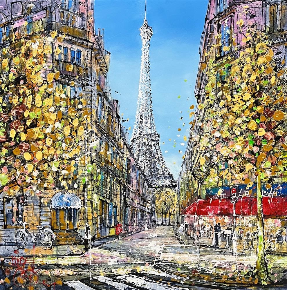 Parisian Dreams framed limited edition by Nigel Cooke