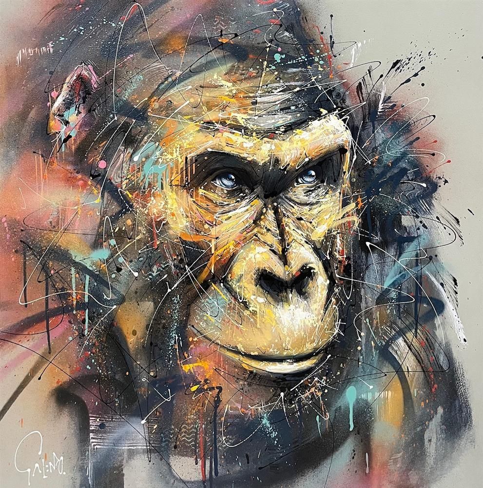 Koko hand embellished limited edition print by Joe Galindo