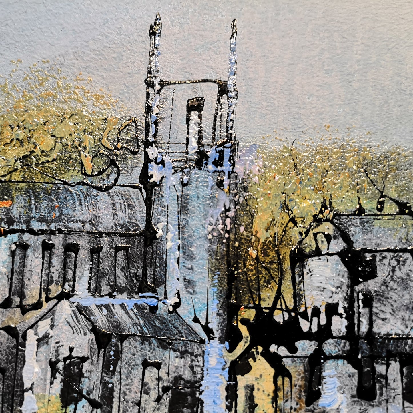 Ironbridge original painting by Nigel Cooke