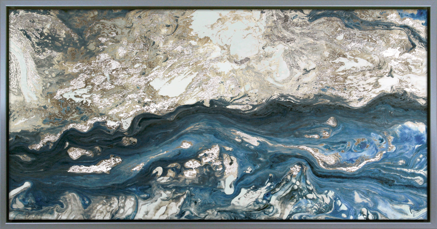 Blue Passage framed print by Wendy Kroeker