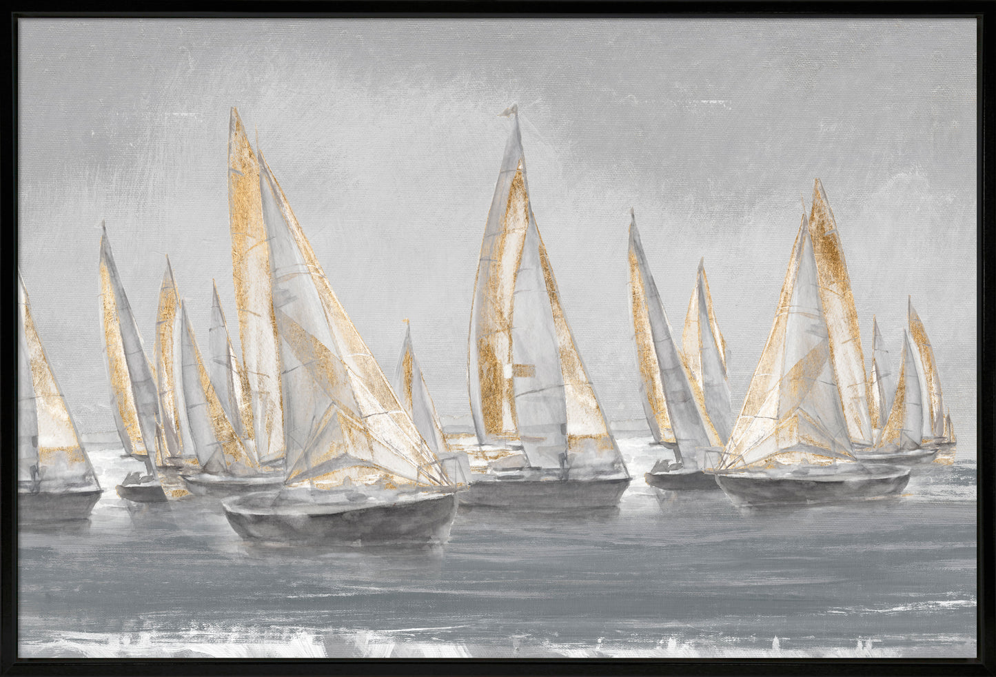 Golden Sails framed print by Camelot