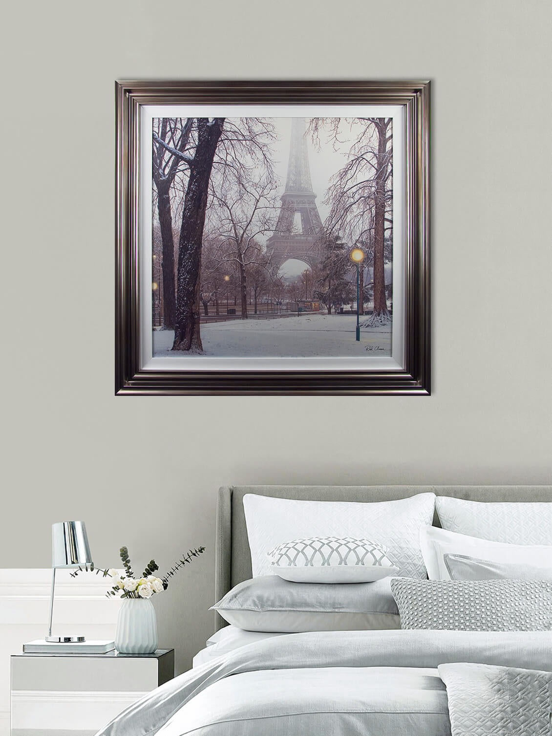 A Foggy Day In Paris framed print by Rod Chase