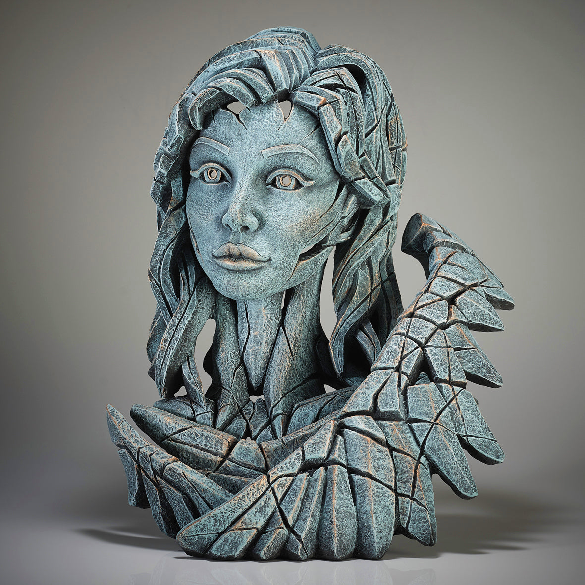 Angel Bust Teal from Edge Sculpture by Matt Buckley