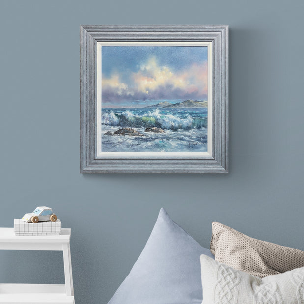 Breaking Waves original painting by Allan Morgan