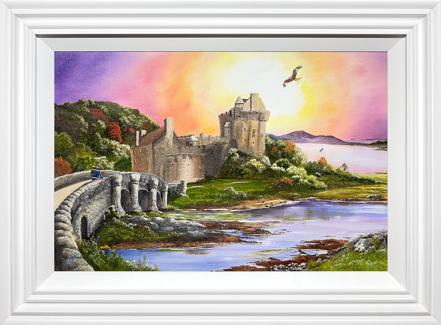 Castle View original painting by Caroline Deighton