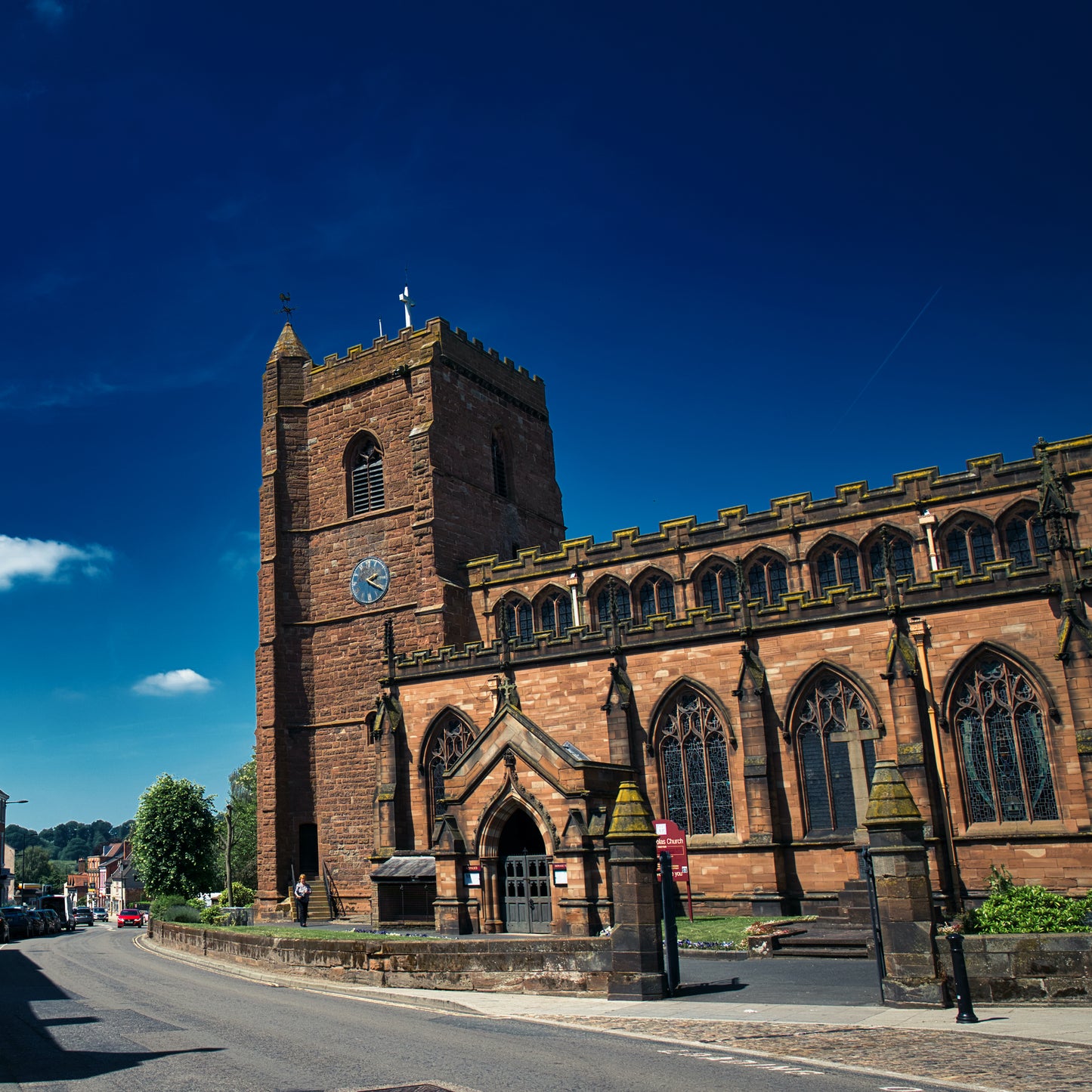 Church View print square by Chris Gradwell