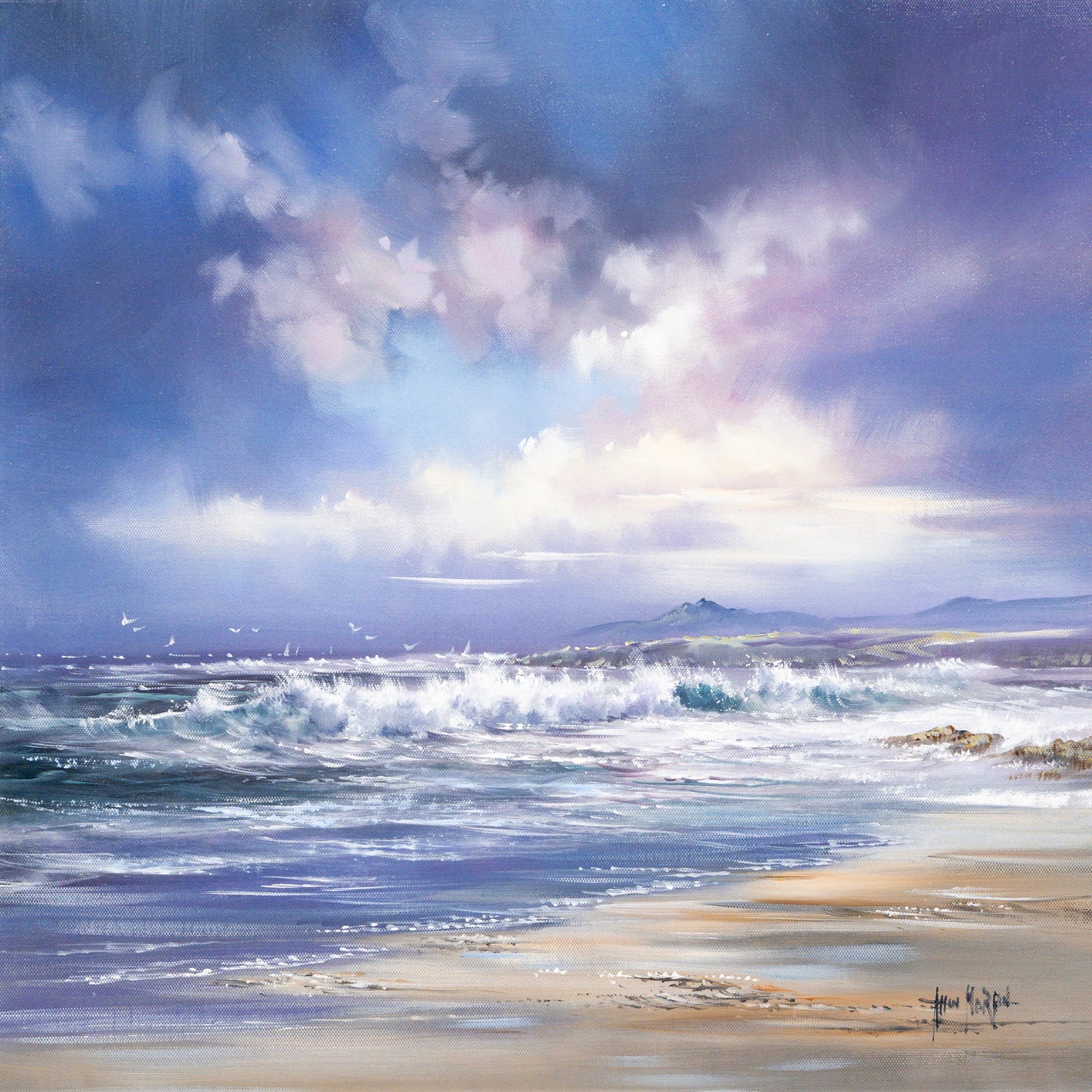 Morning Has Broken original painting by Allan Morgan