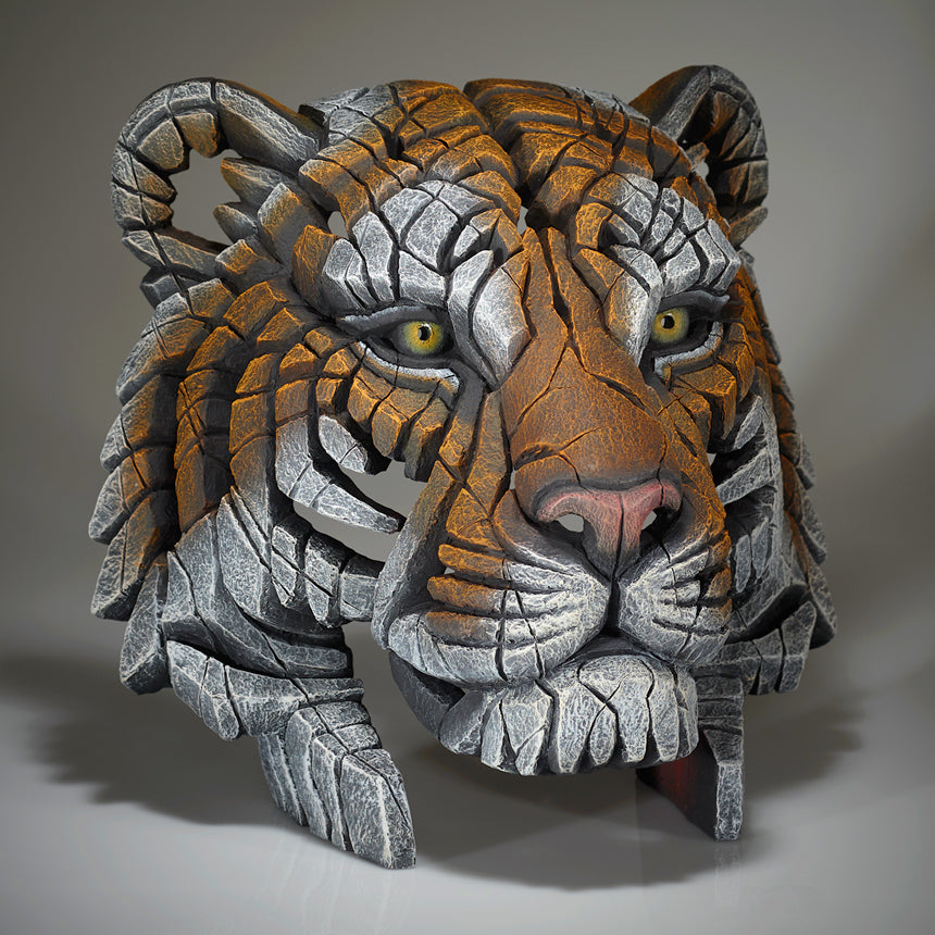 Tiger Bust from Edge Sculpture by Matt Buckley
