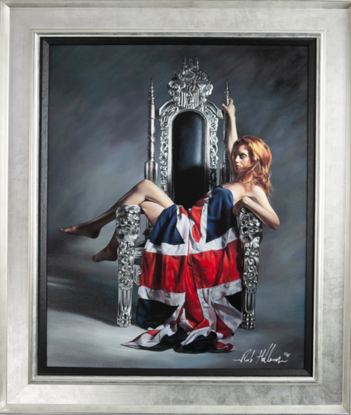 English Rose limited edition canvas print by Rob Hefferan