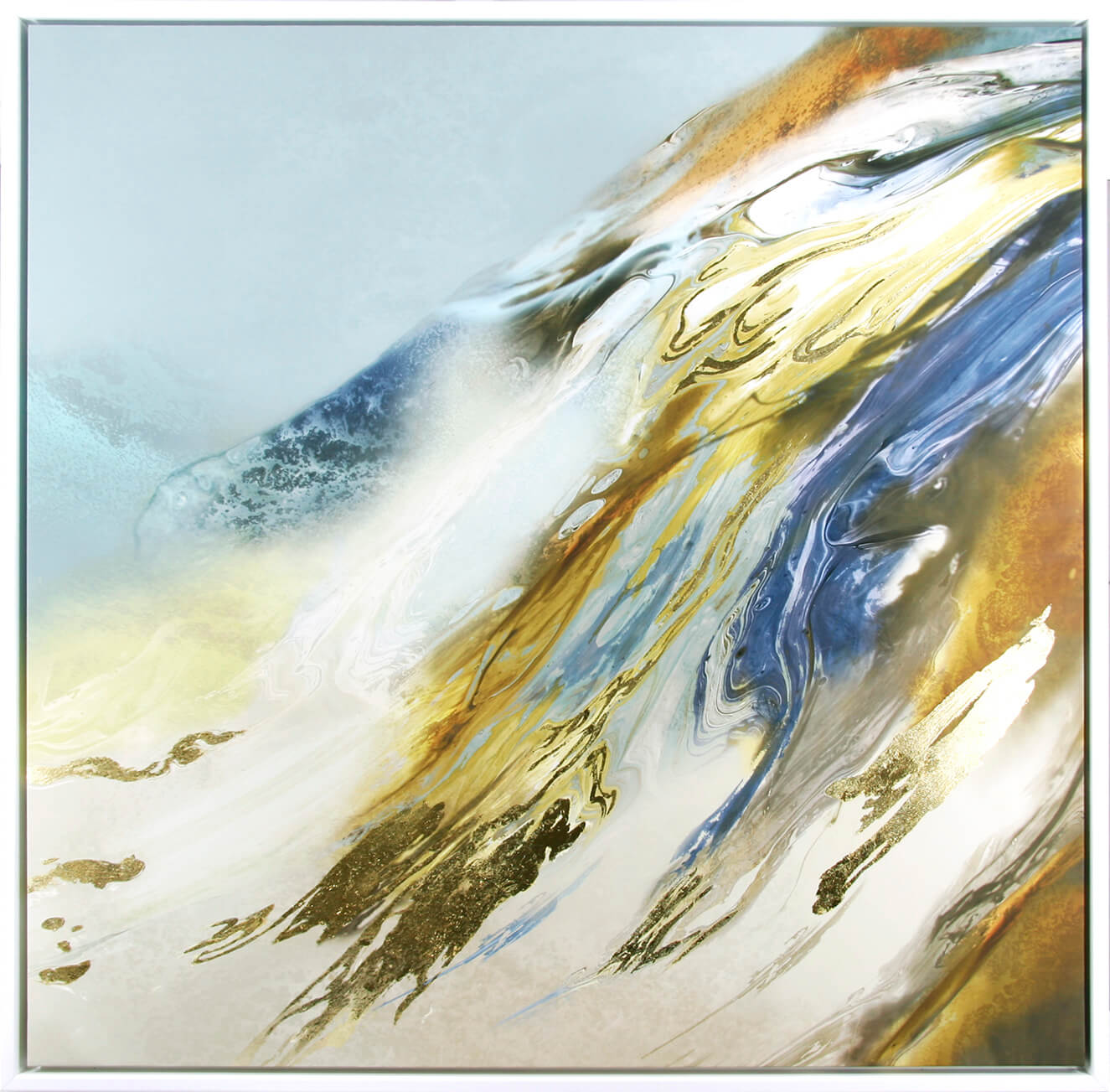 Fantasy Mountain framed print by Emma Peel