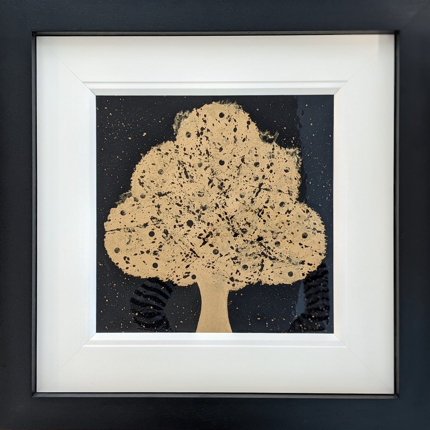 Golden Tree original painting by Julie