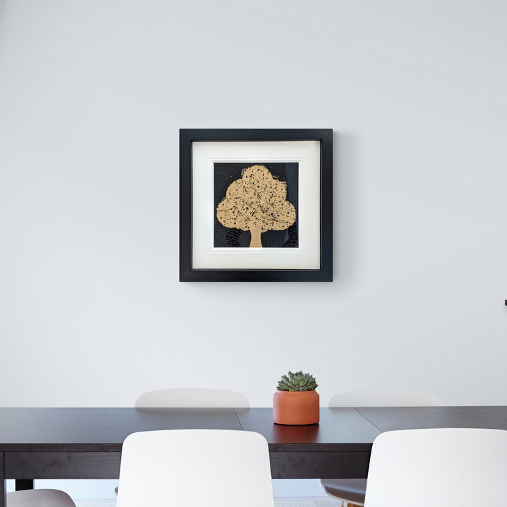 Golden Tree original painting by Julie