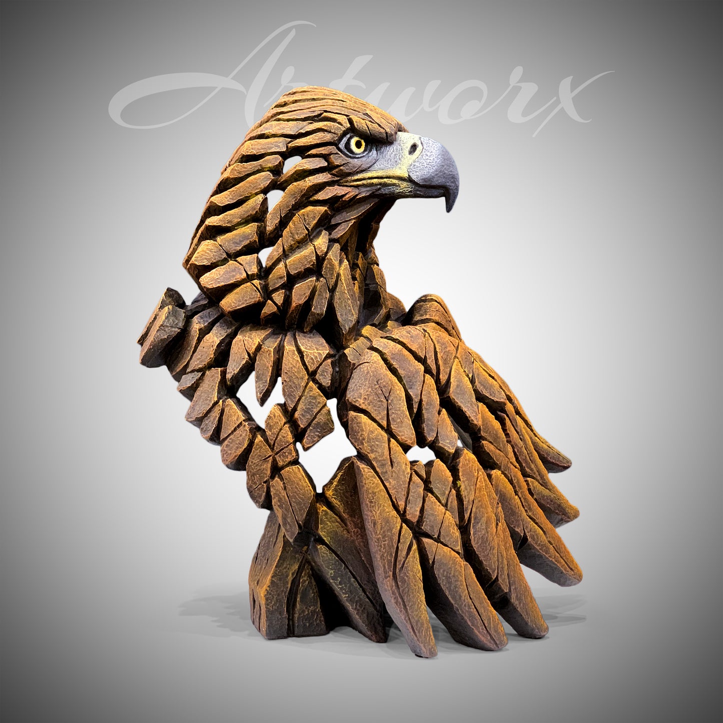 Golden Eagle Bust from Edge Sculpture by Matt Buckley