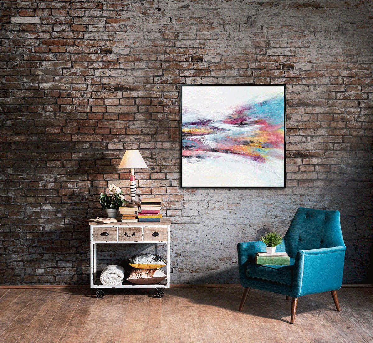 Intersecting Time framed print by Karen Hale