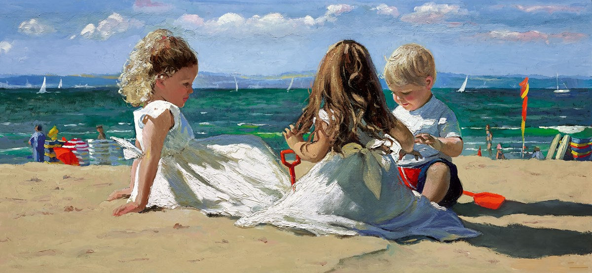 Joyful Days by the Sea limited edition print by Sherree Valentine Daines