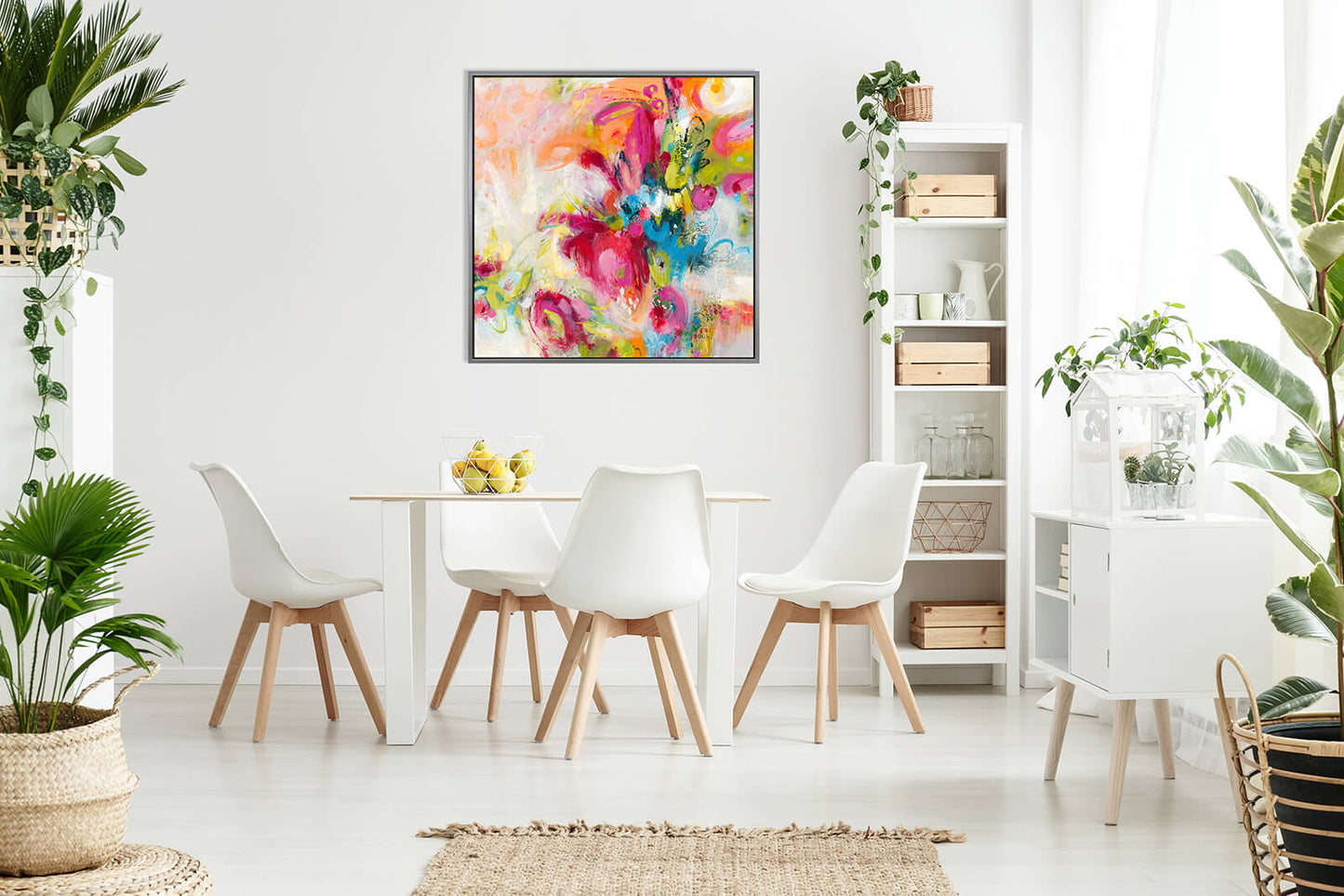 Let's Bounce framed print by Janet Bothne