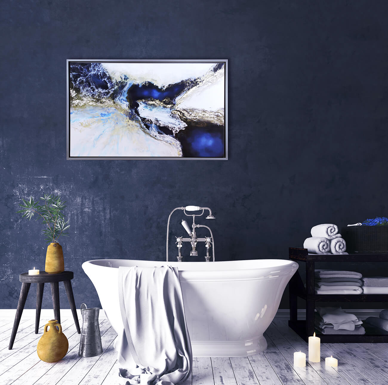 Los Mares framed print by Leticia Herrera