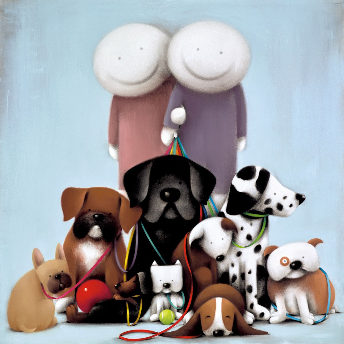 Love Comes in All Shapes and Sizes limited edition framed print by Doug Hyde