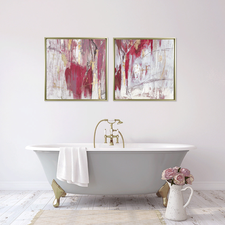 Magenta Shine II framed print by Tom Reeves