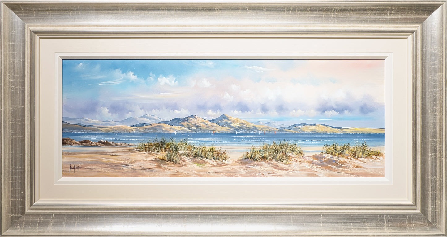 Mountain View Original Painting by Allan Morgan