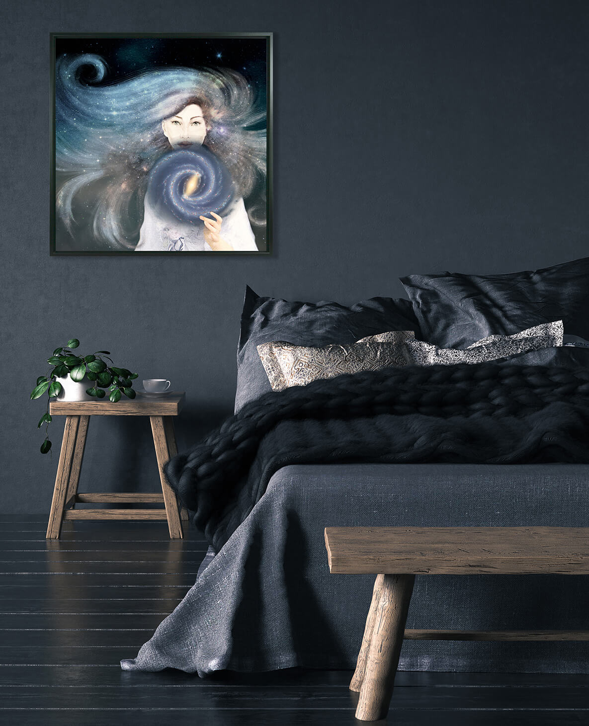 My Secret Universe framed print by Paula Belle Flores