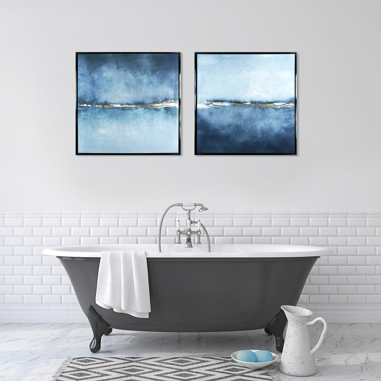 Ocean Dreaming I framed print by Christine Zalewski