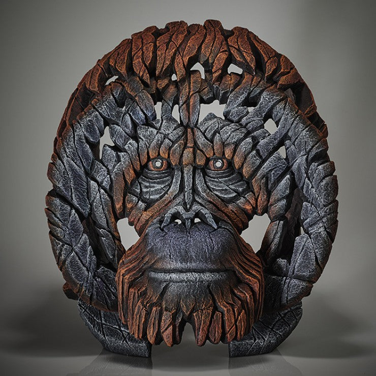 Orangutan Bust from Edge Sculpture by Matt Buckley