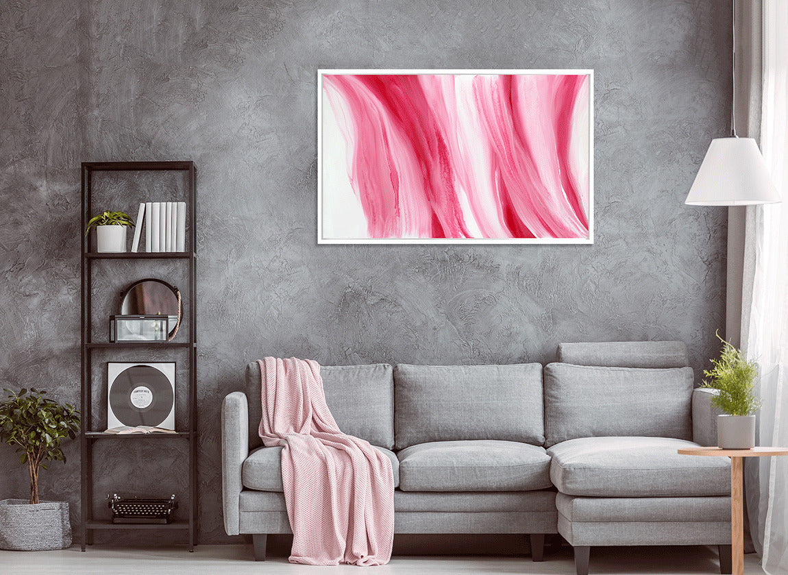 Peppermint Swirl framed print by Teodora Guererra