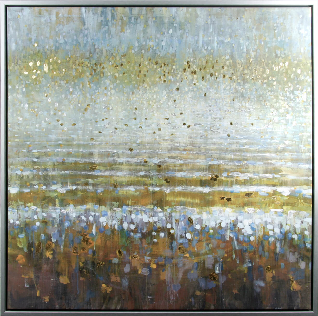 Rain over the Lake framed print by Danhui Nai