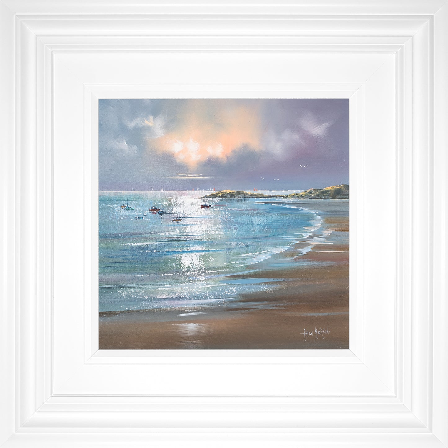 Seashore Serenity Original Painting by Allan Morgan