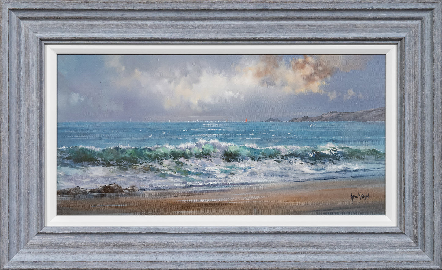 Shoreline original painting by Allan Morgan