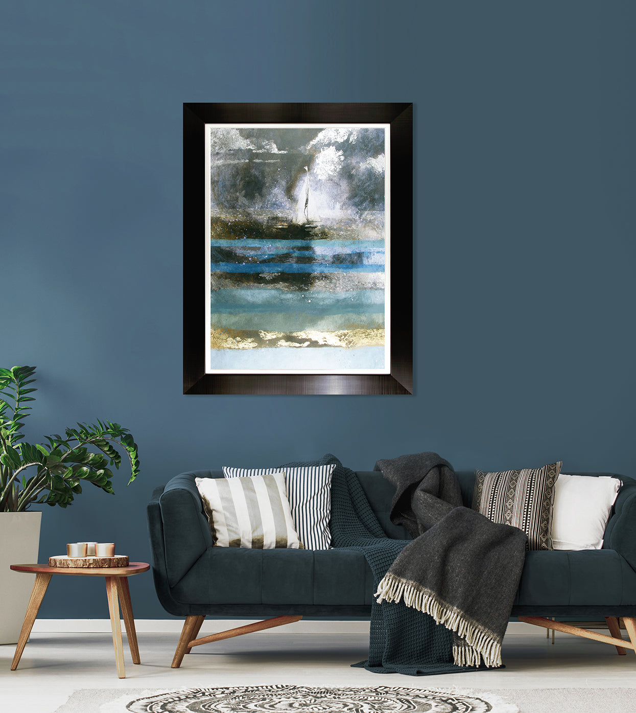 Storm framed print by Marta Wiley