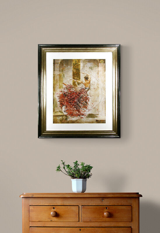Temple Dancer framed print by Marta Wiley