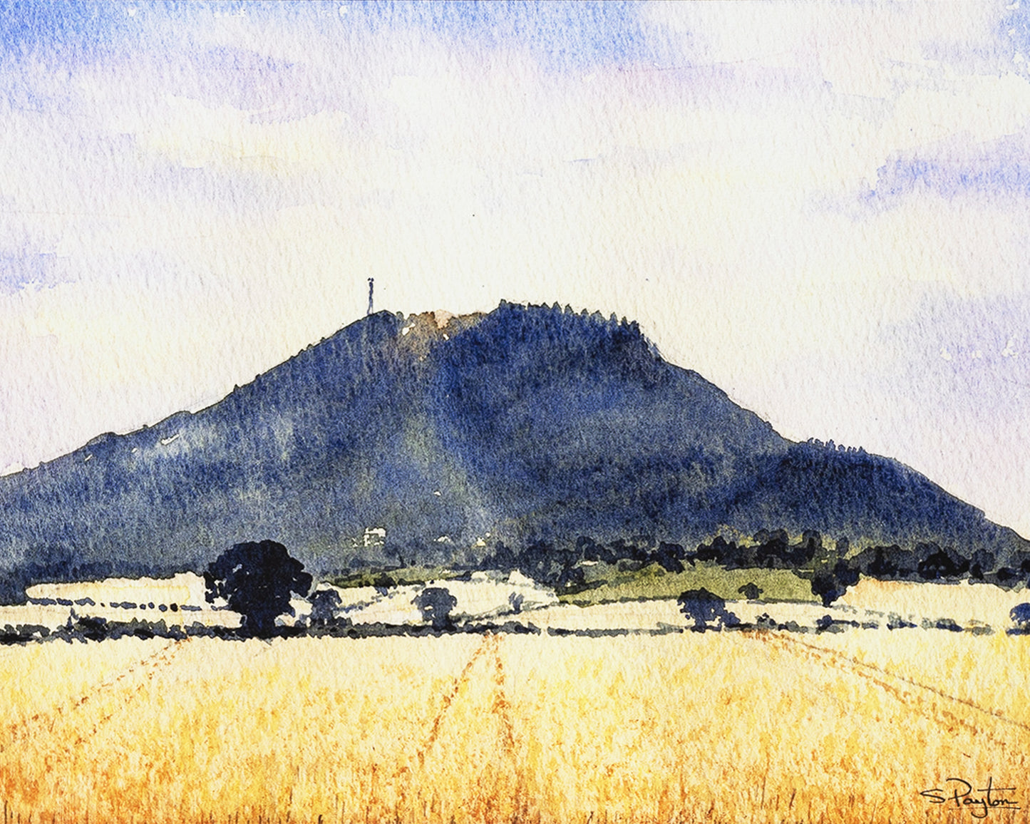 The Wrekin Shropshire Print by Sue Payton