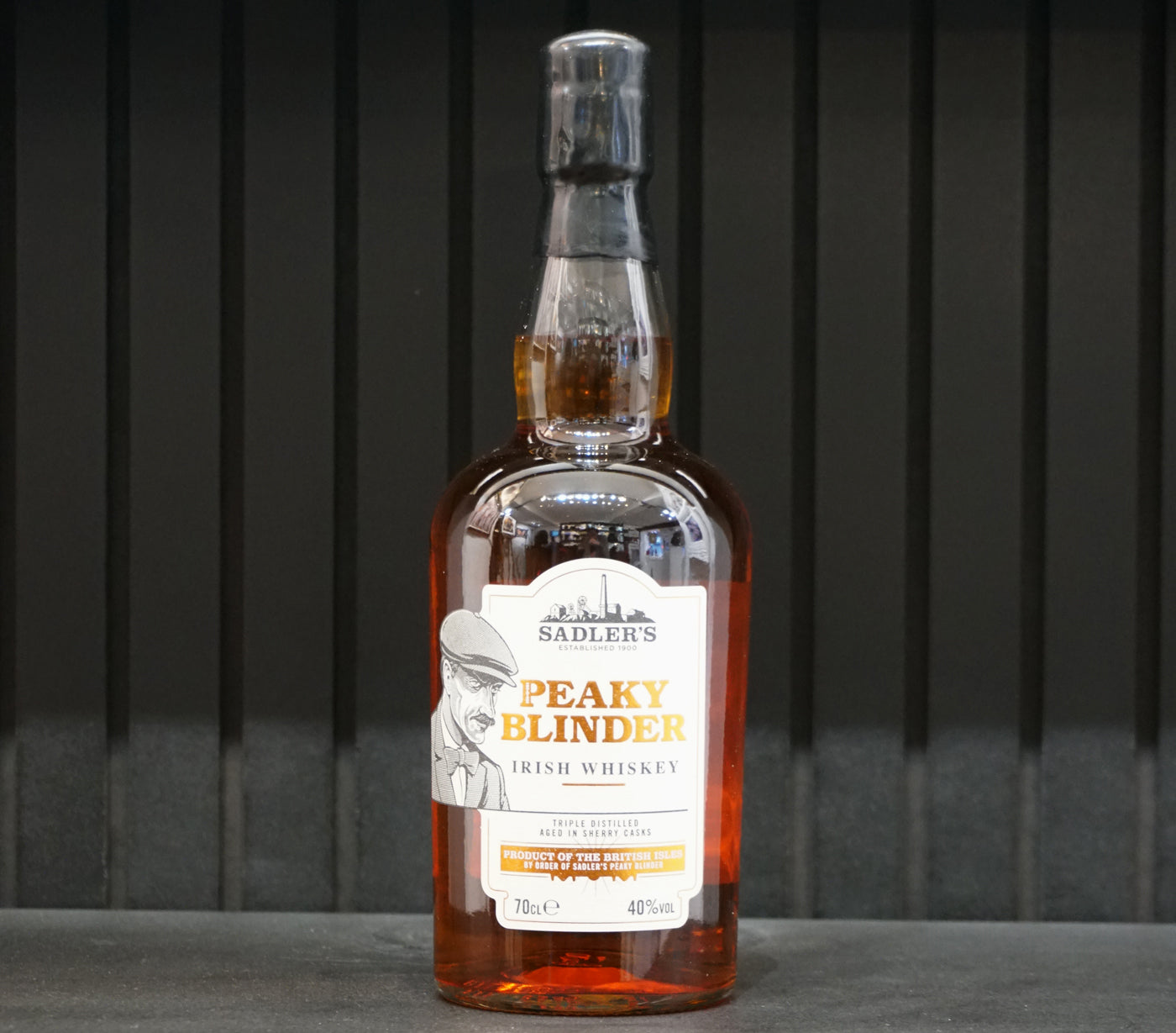 Peaky Blinders Irish Whiskey Bottle