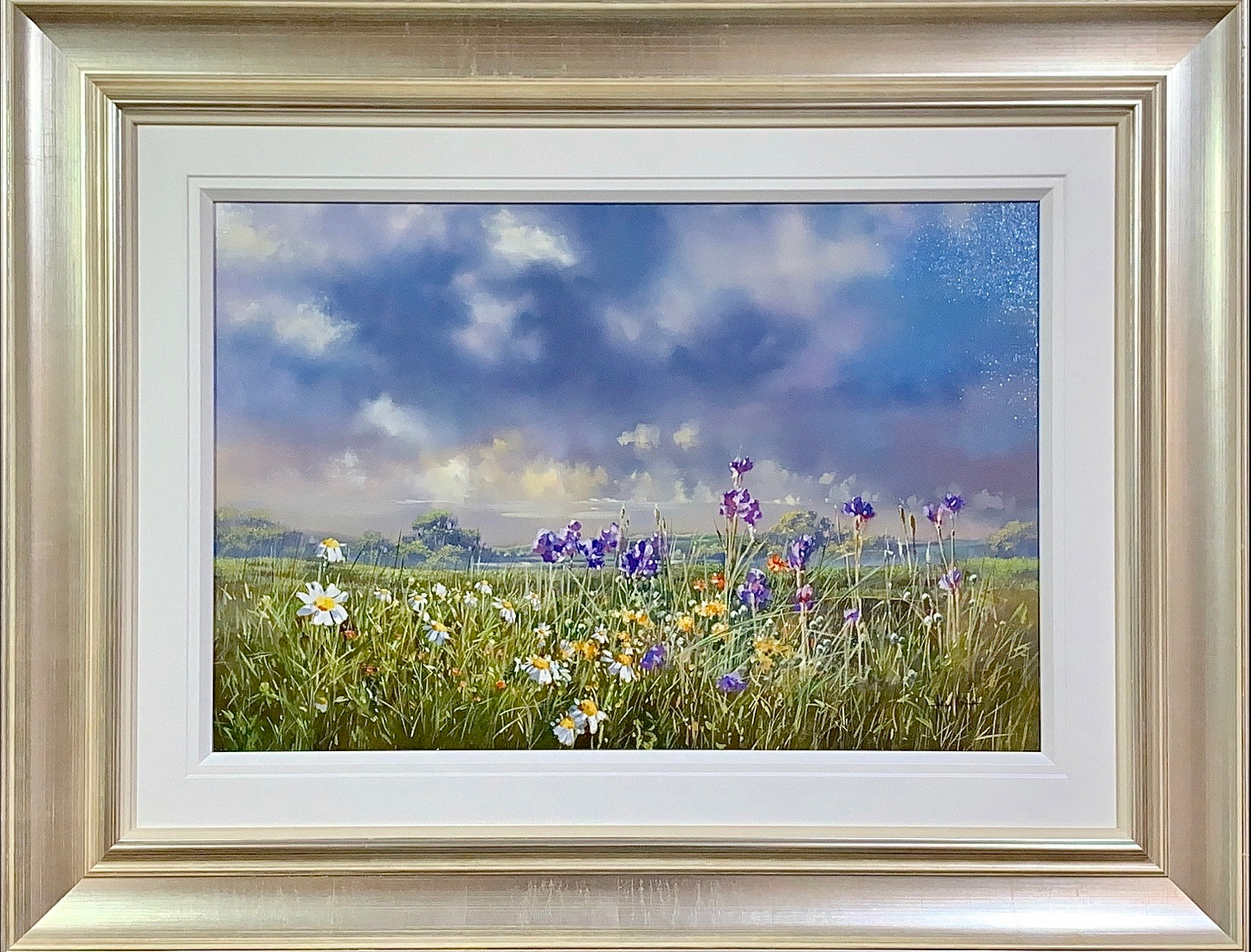 Flower Festival original painting by Allan Morgan